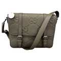 Gucci Jumbo GG Leather Crossbody Green