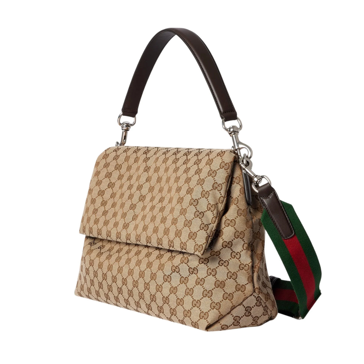Gucci canvas large crossbody bag