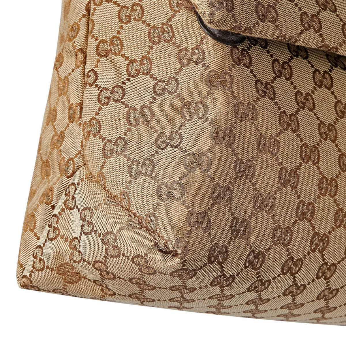 Gucci canvas large crossbody bag