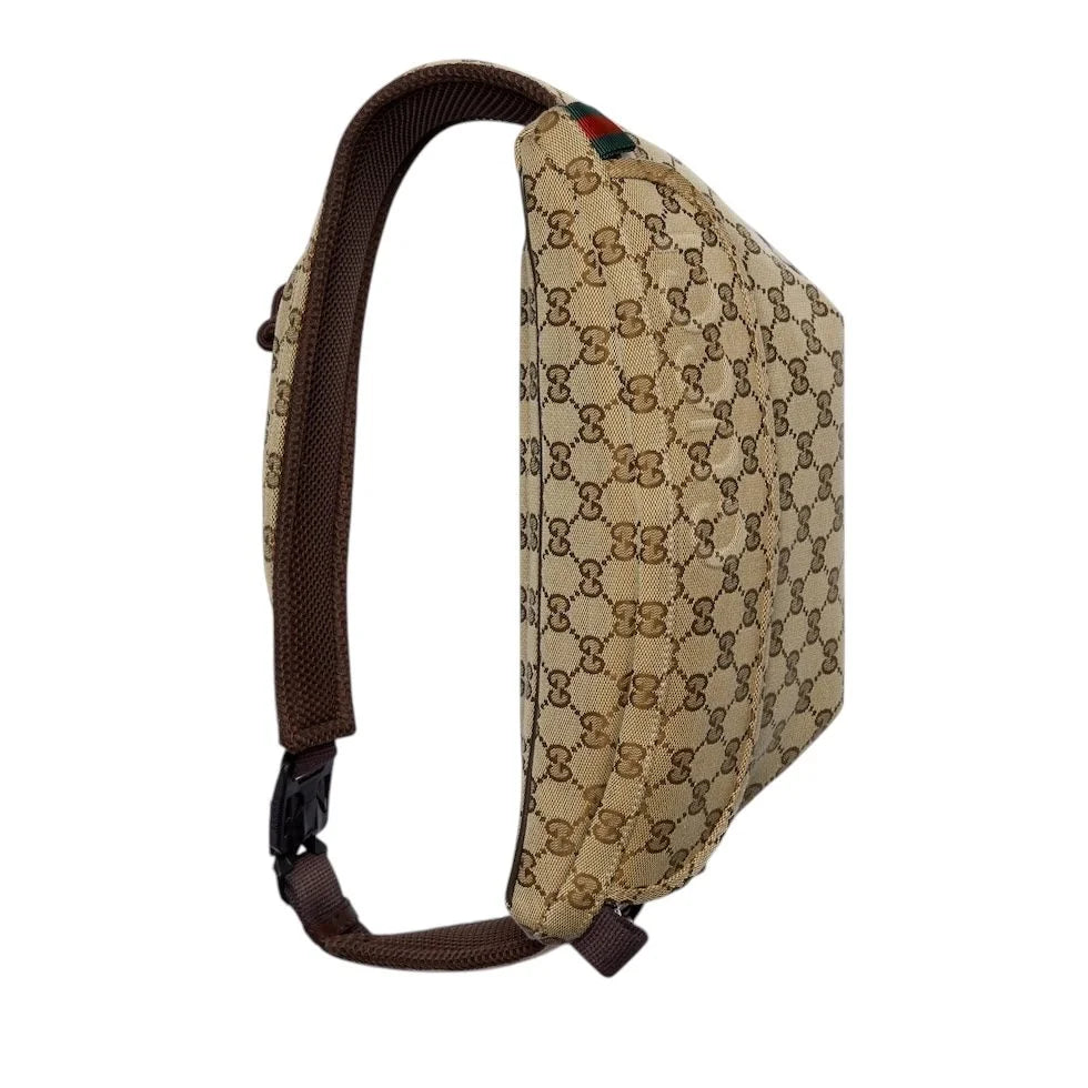 Gucci canvas large slingbag