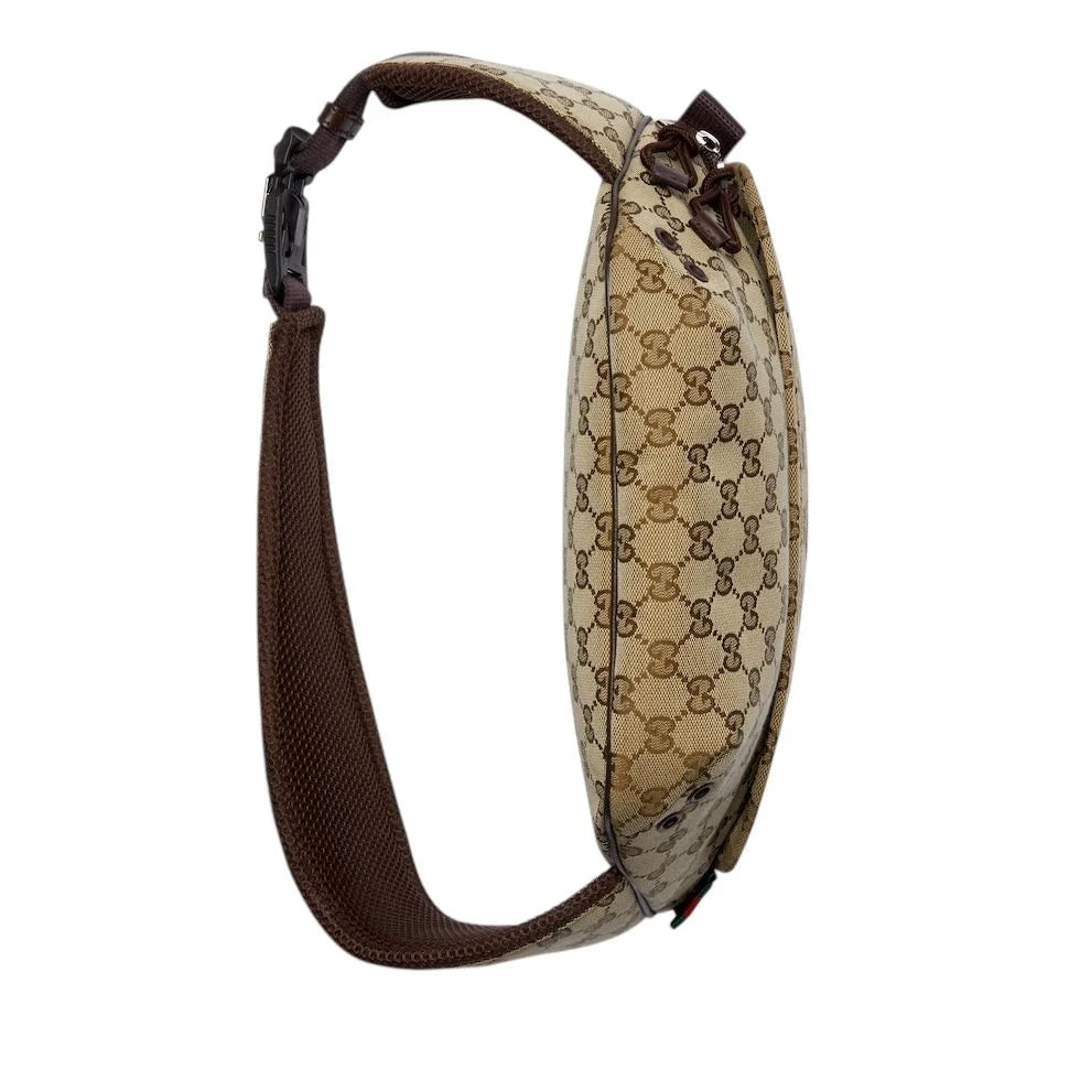 Gucci canvas large slingbag