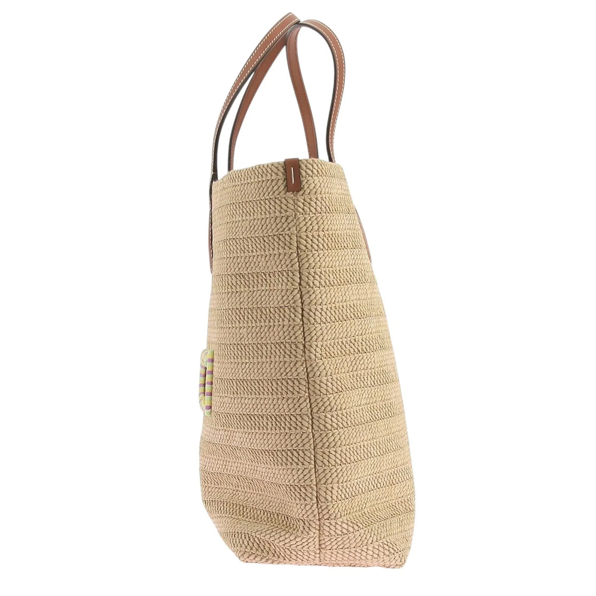 Gucci Small straw-effect tote