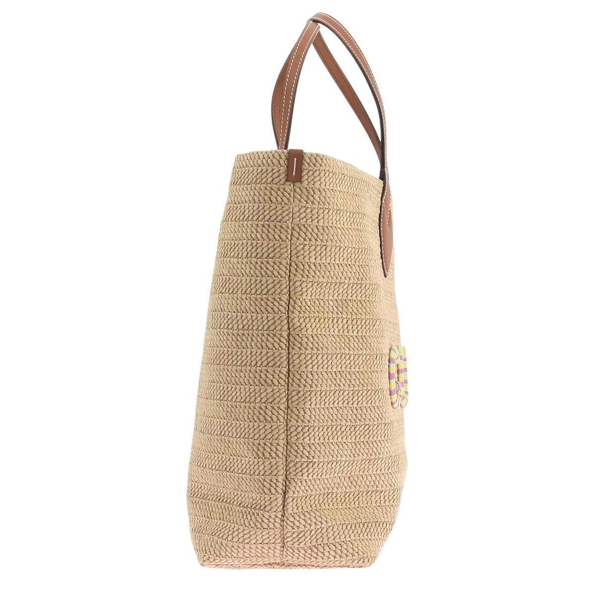 Gucci Small straw-effect tote