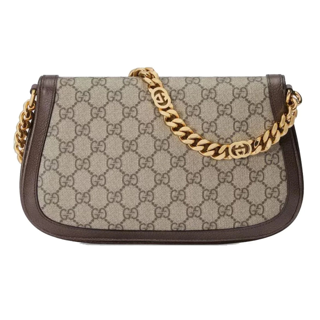 Gucci Brown Supreme Canvas Shoulder Bag