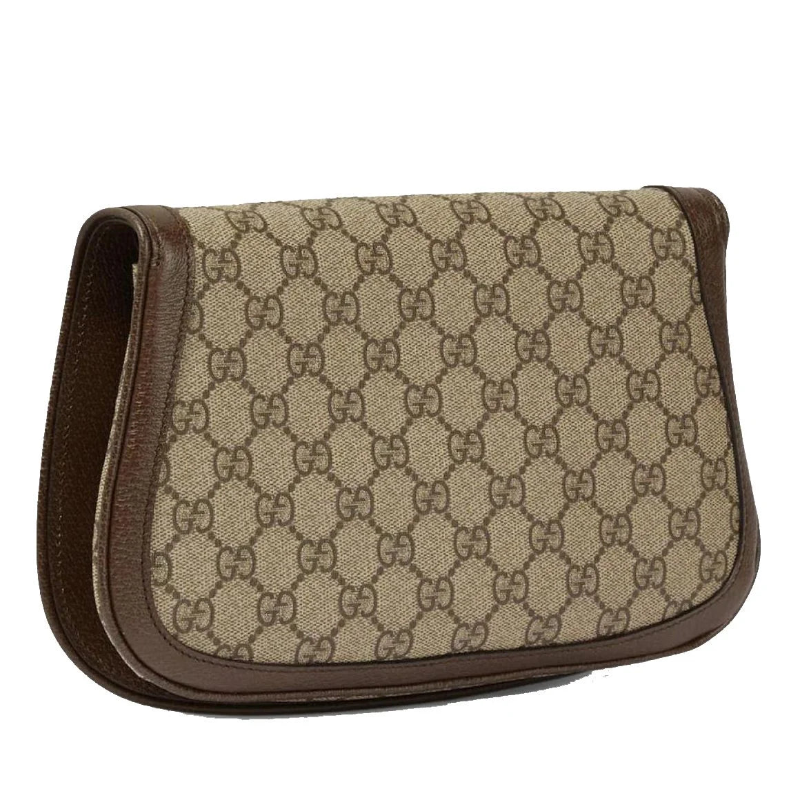 Gucci Brown Supreme Canvas Shoulder Bag
