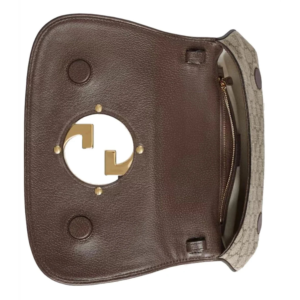 Gucci Brown Supreme Canvas Shoulder Bag