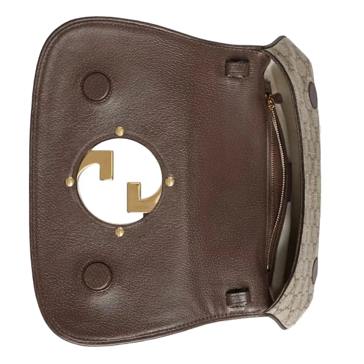 Gucci Brown Supreme Canvas Shoulder Bag