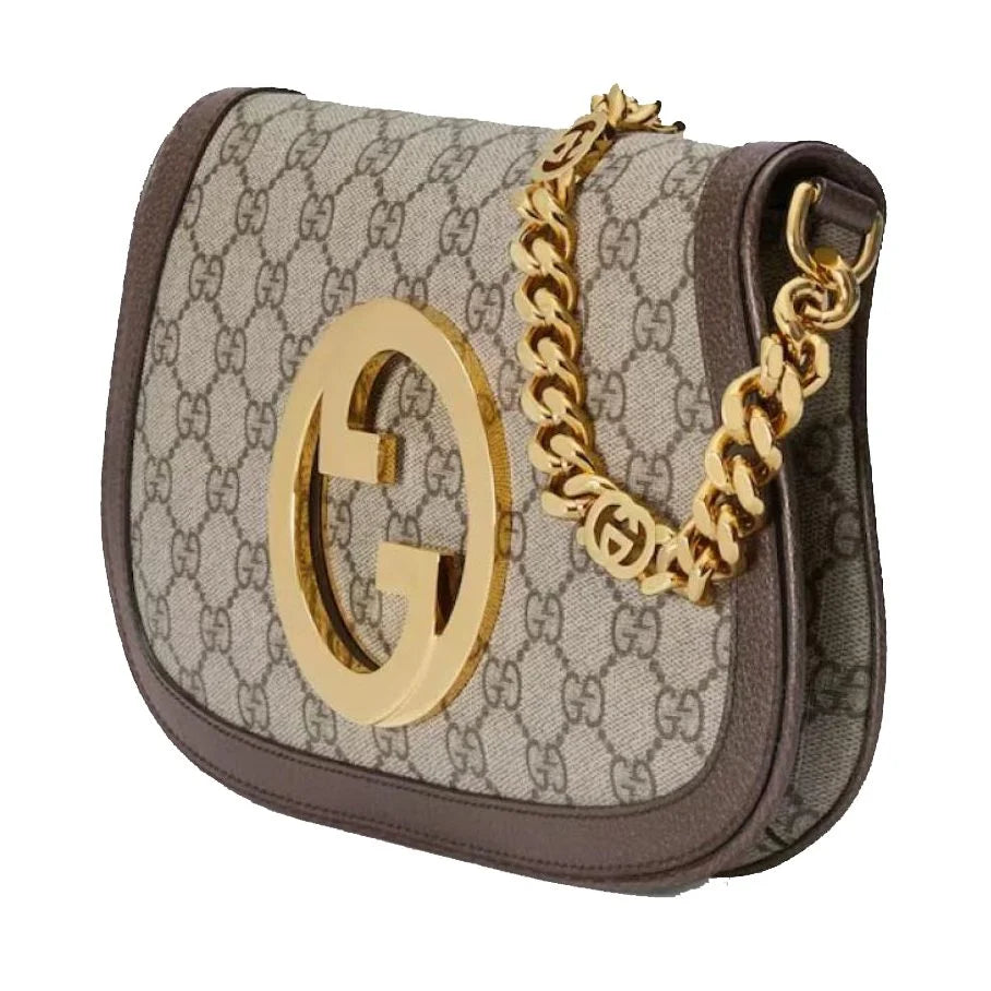 Gucci Brown Supreme Canvas Shoulder Bag