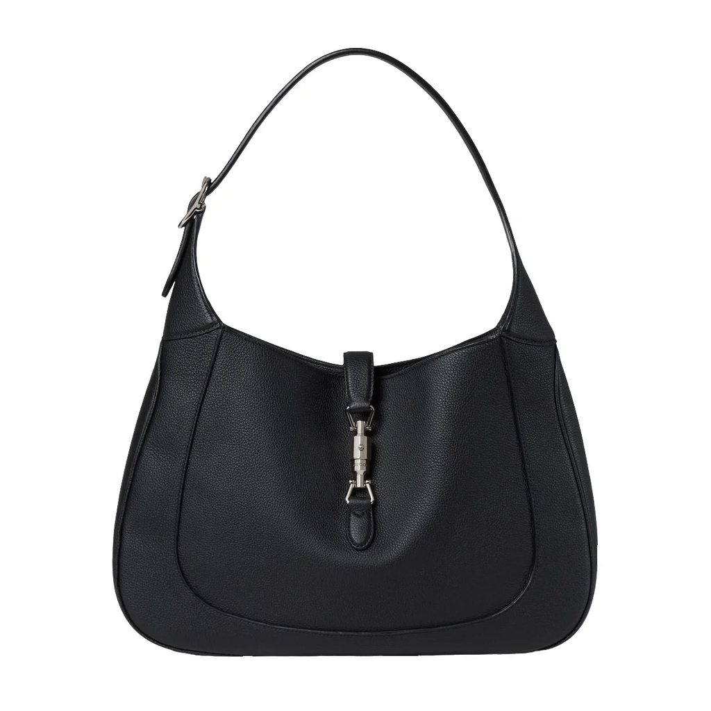 Gucci Jackie 1961 small textured-leather shoulder bag Black