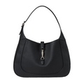 Gucci Jackie 1961 small textured-leather shoulder bag Black