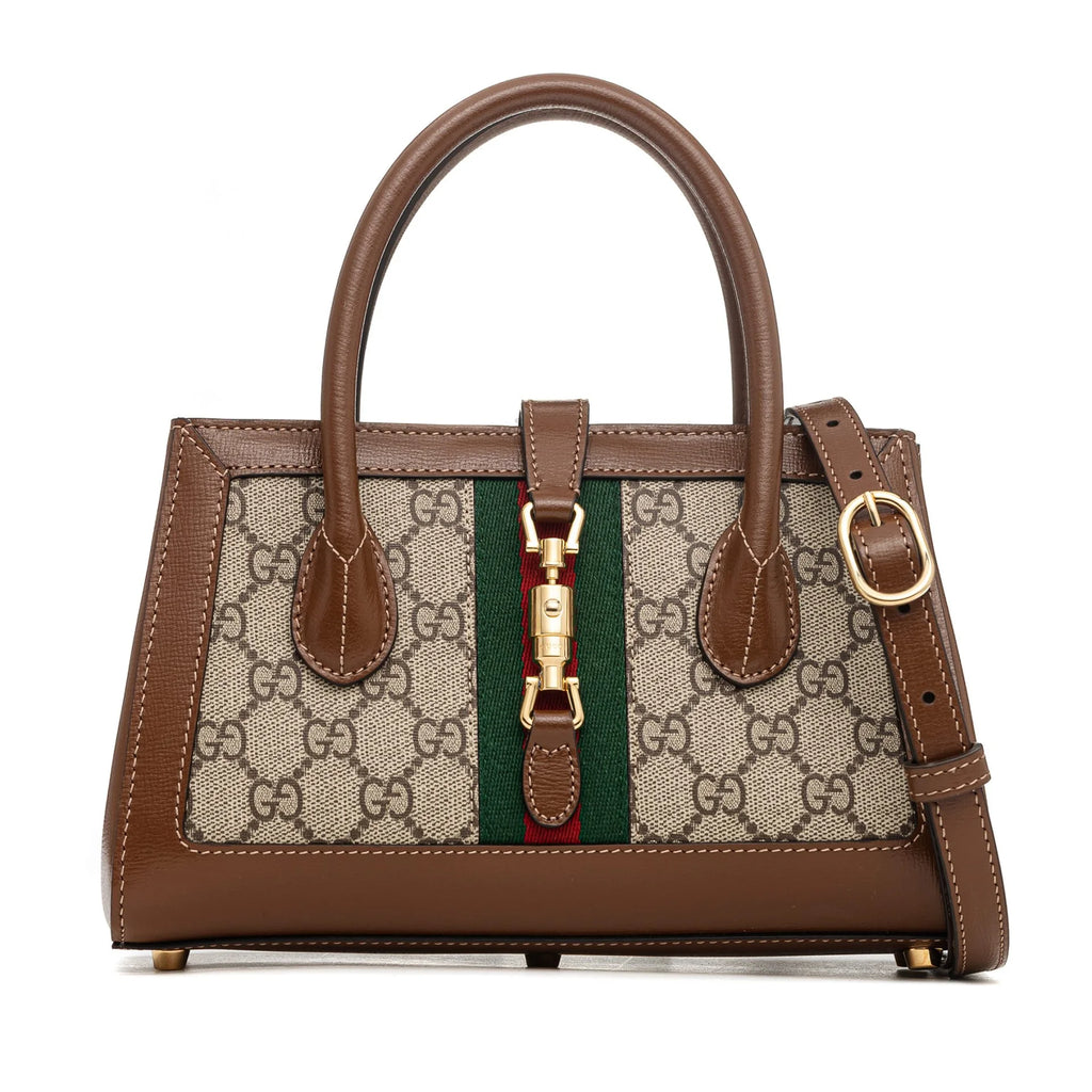 Gucci Jackie 1961 Supreme Handbag Brown