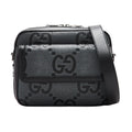 Gucci Jumbo GG Front Pocket Crossbody Bag Grey