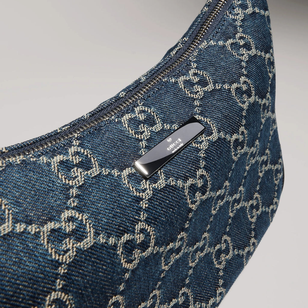 Gucci Lady Lunetta Small Shoulder Bag Blue