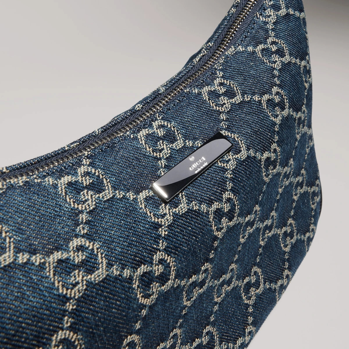 Gucci Lady Lunetta Small Shoulder Bag Blue