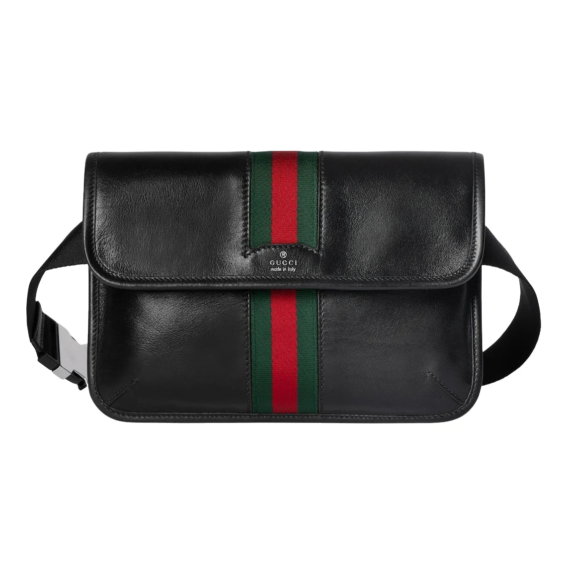 Gucci Web Trademark Small Belt Bag Black