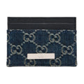 Gucci Plaque Card Case Blue