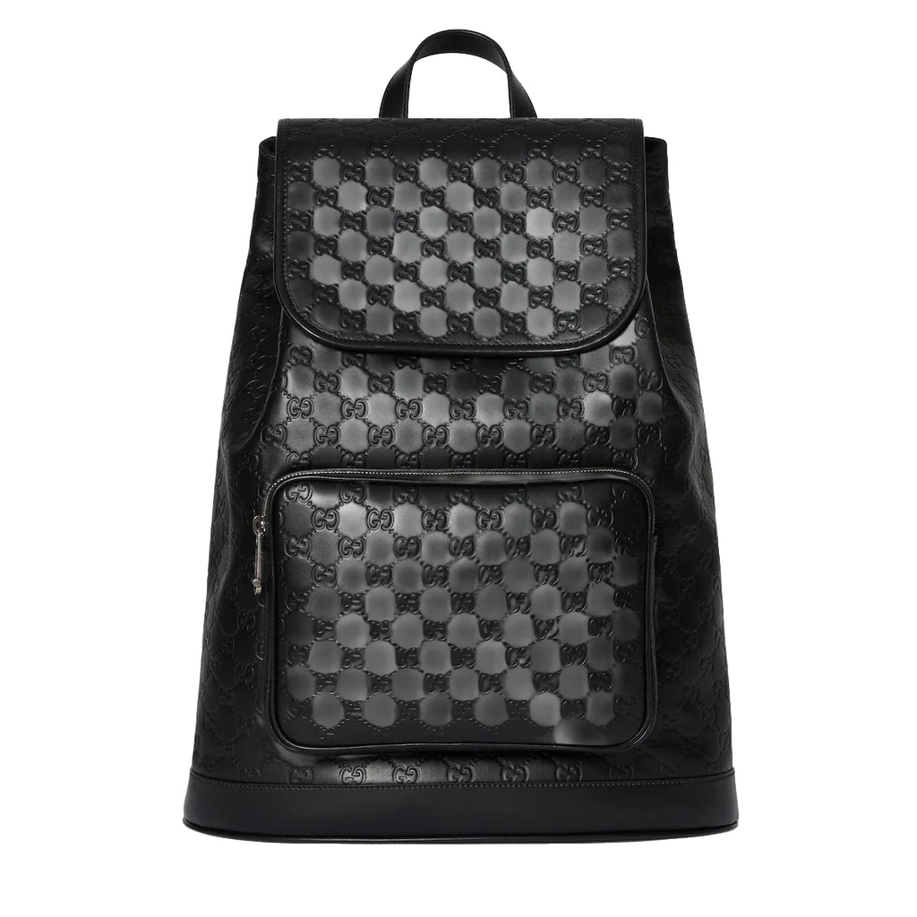 Gucci GG Embossed Medium Backpack Black