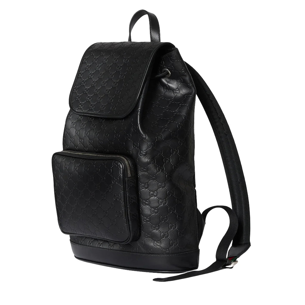 Gucci GG Embossed Medium Backpack Black