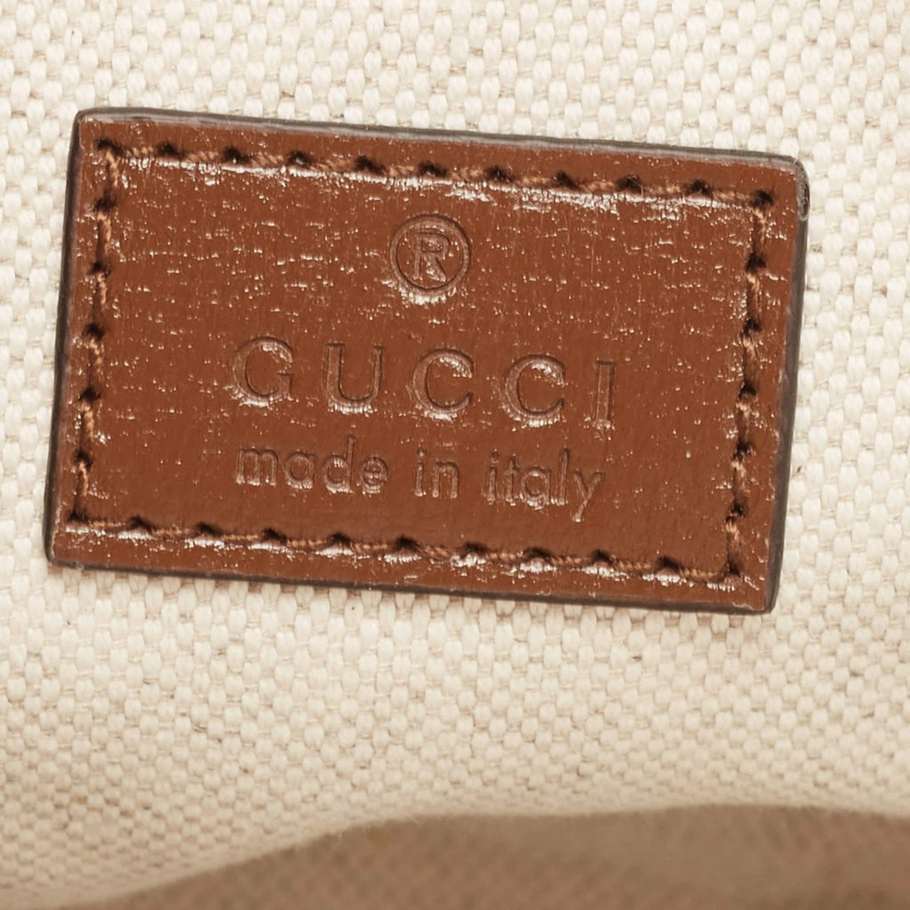 Gucci Beige Supreme Canvas Multi-Function Interlocking Shoulder Bag