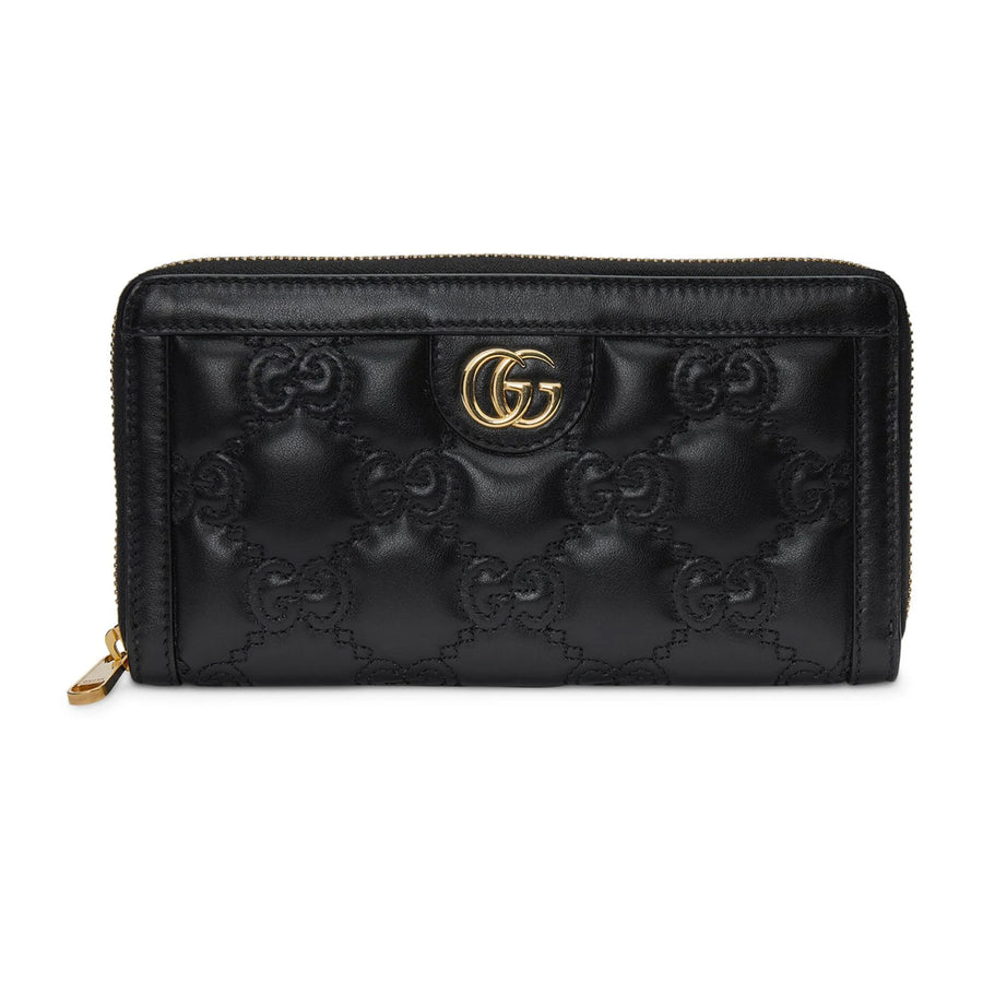 Gucci Matelassé Zip-Around Wallet