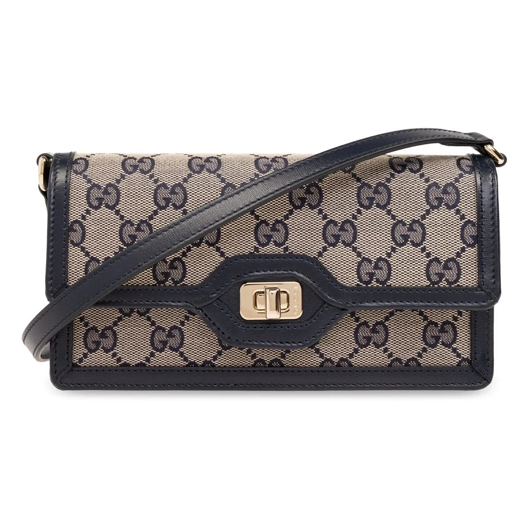 Gucci Navy blue Luce Mini shoulder bag