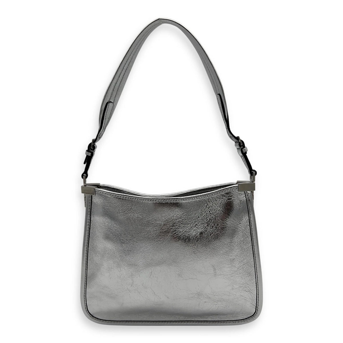 Gucci Slim Small Silver Shoulder Bag in Calfskin