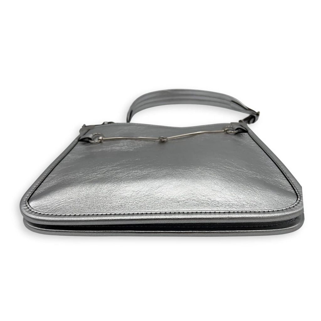 Gucci Slim Small Silver Shoulder Bag in Calfskin