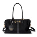Gucci Borsetto Large Boston Bag Black