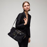 Gucci Borsetto Large Boston Bag Black