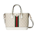 Gucci Ophidia Small Tote Bag White