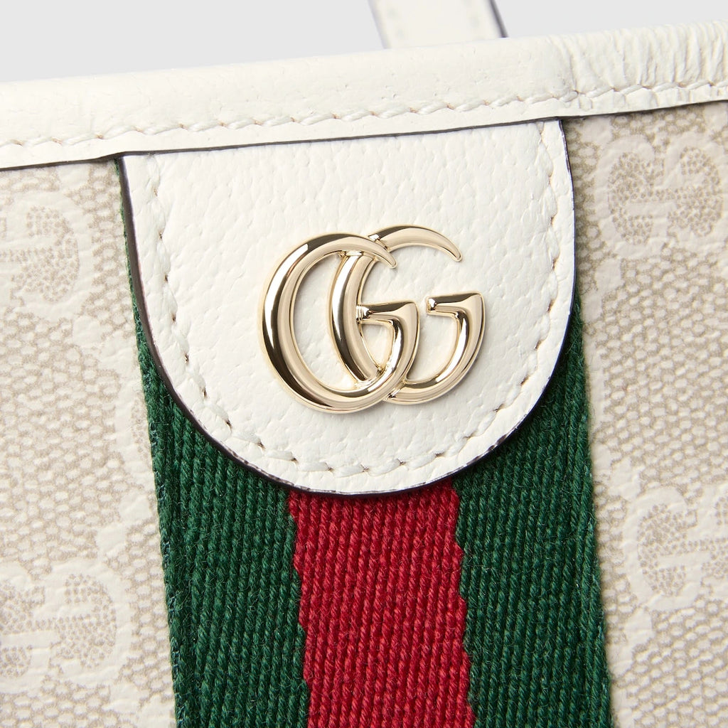 Gucci Ophidia Small Tote Bag White