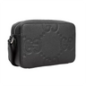 Gucci Jumbo GG Leather Small Crossbody Bag Black