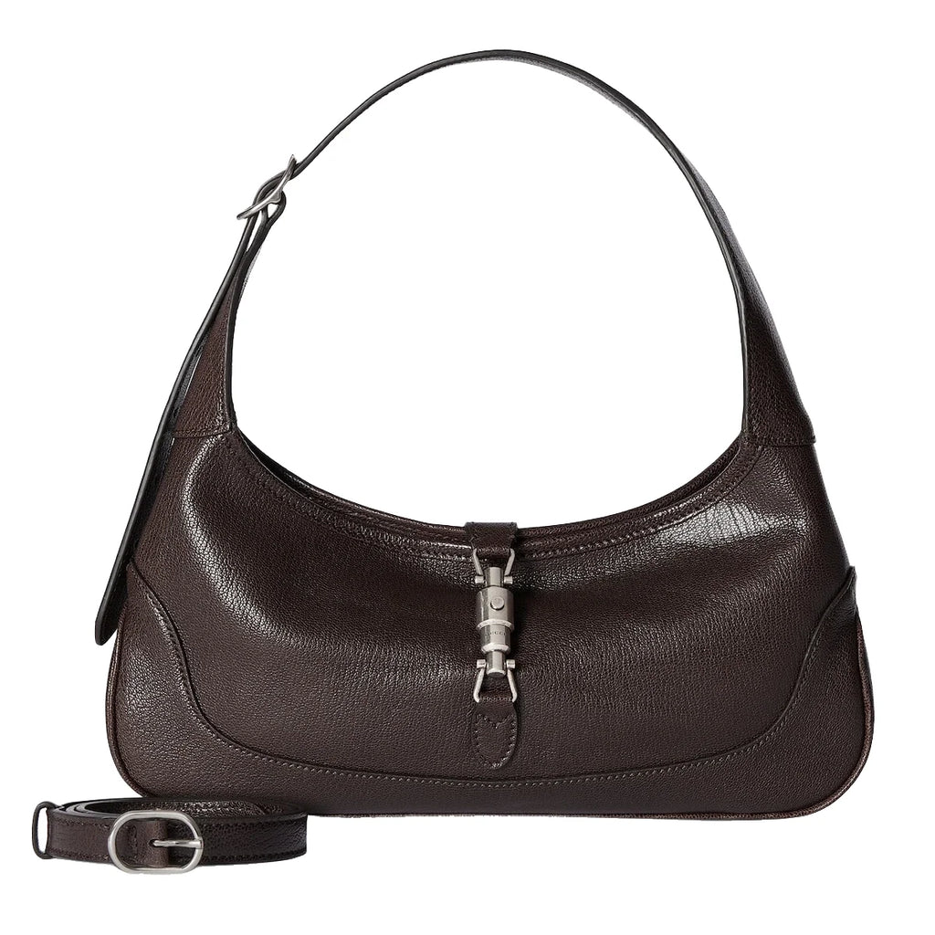 Gucci Jackie Slim Medium Shoulder Bag Brown