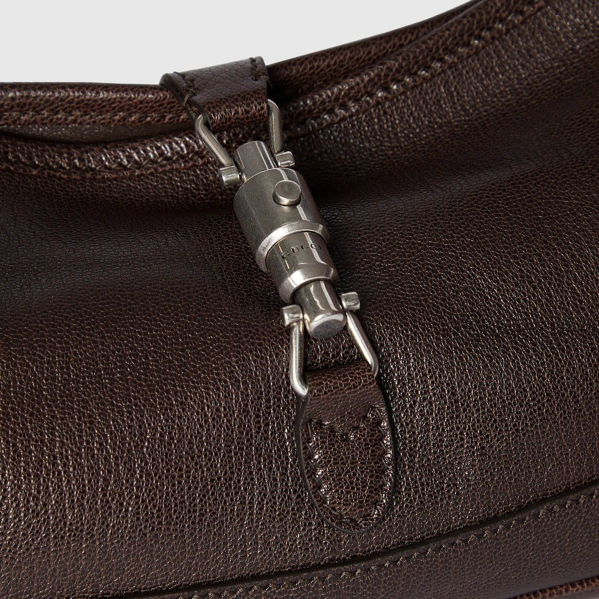 Gucci Jackie Slim Medium Shoulder Bag Brown
