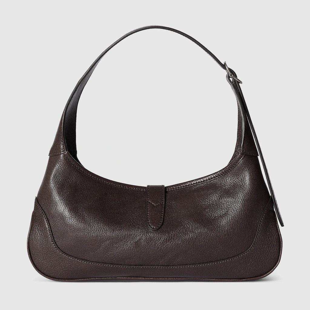 Gucci Jackie Slim Medium Shoulder Bag Brown