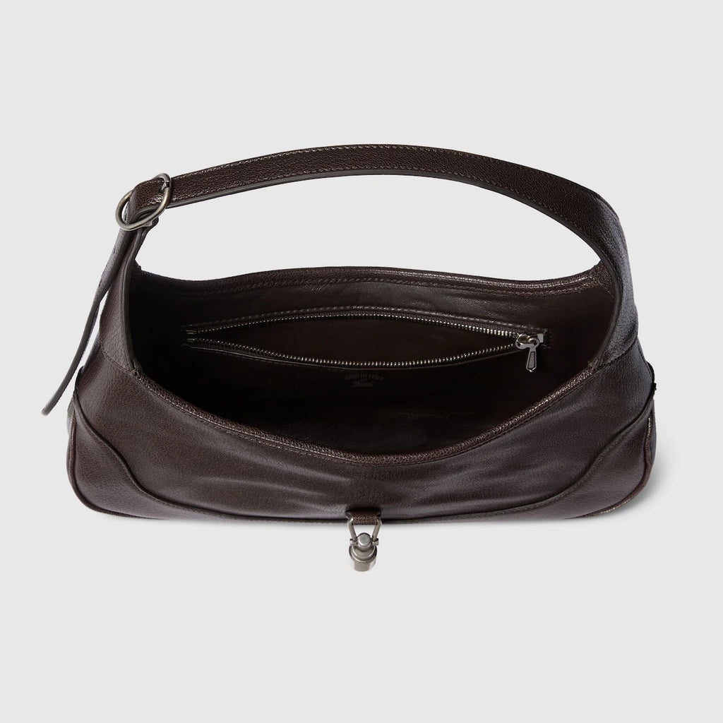 Gucci Jackie Slim Medium Shoulder Bag Brown
