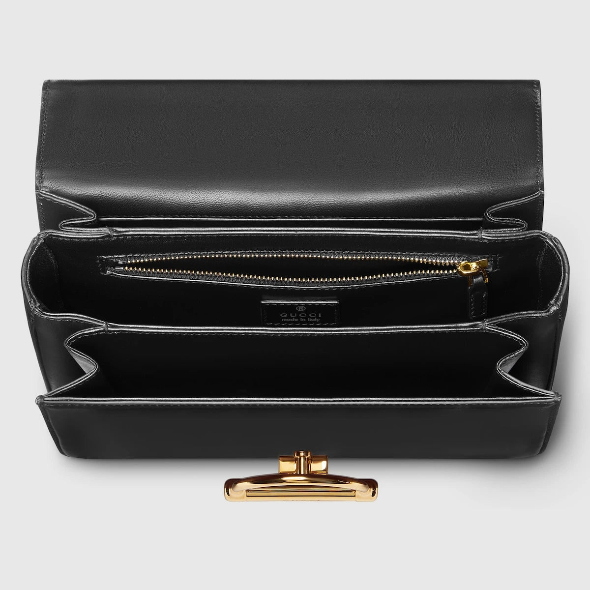 Gucci Horsebit Shoulder Bag Black