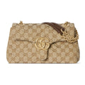 Gucci GG Marmont Small Shoulder Bag Beige Model 1