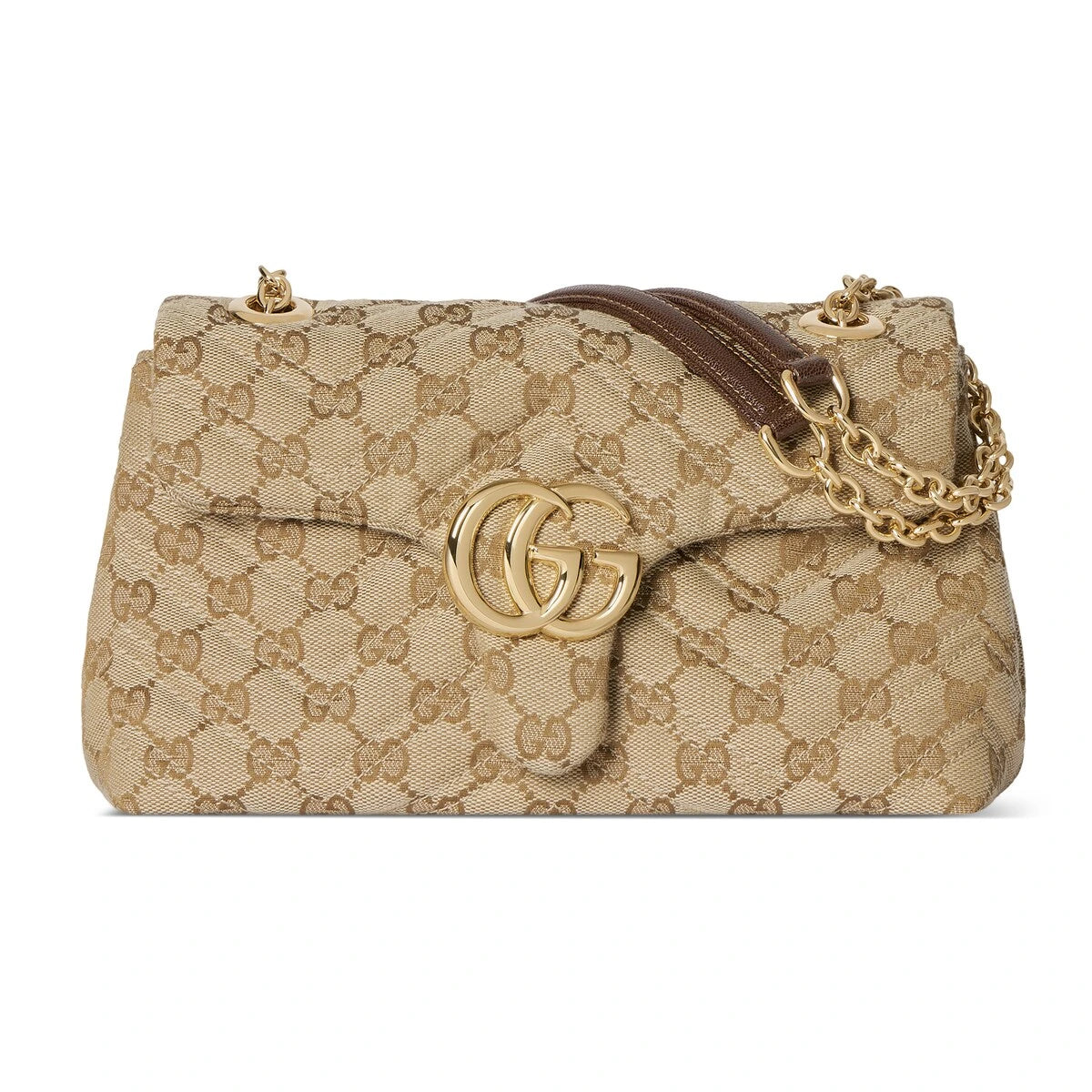 Gucci GG Marmont Small Shoulder Bag Beige Model 1