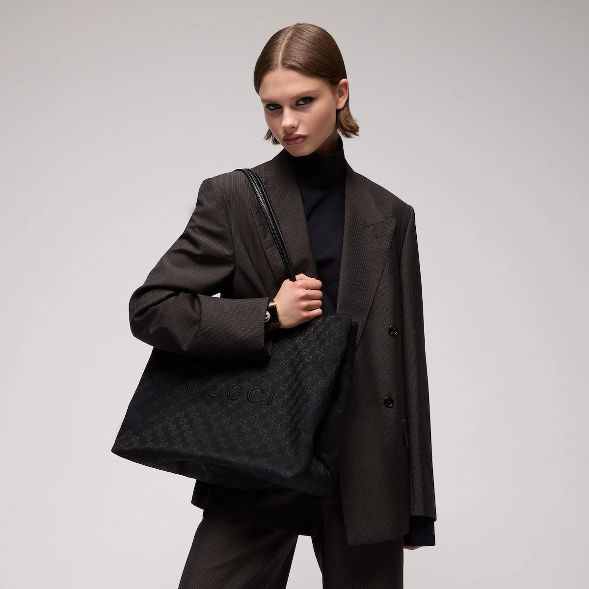 Gucci NY Large Tote Bag Black