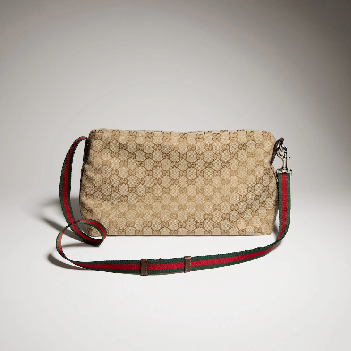 Gucci Tag Medium Crossbody Bag Beige