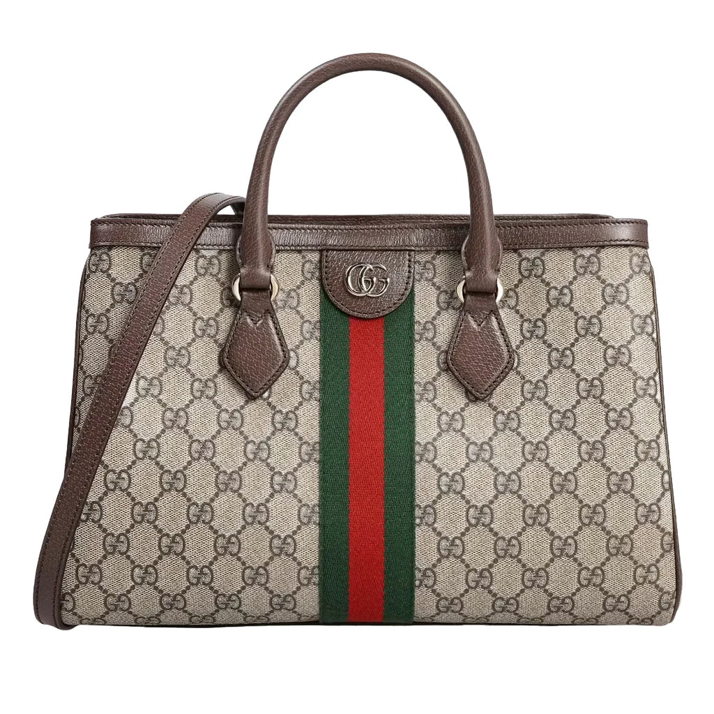Gucci Ophidia Medium Tote Bag Beige