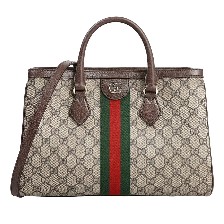 Gucci Ophidia Medium Tote Bag Beige