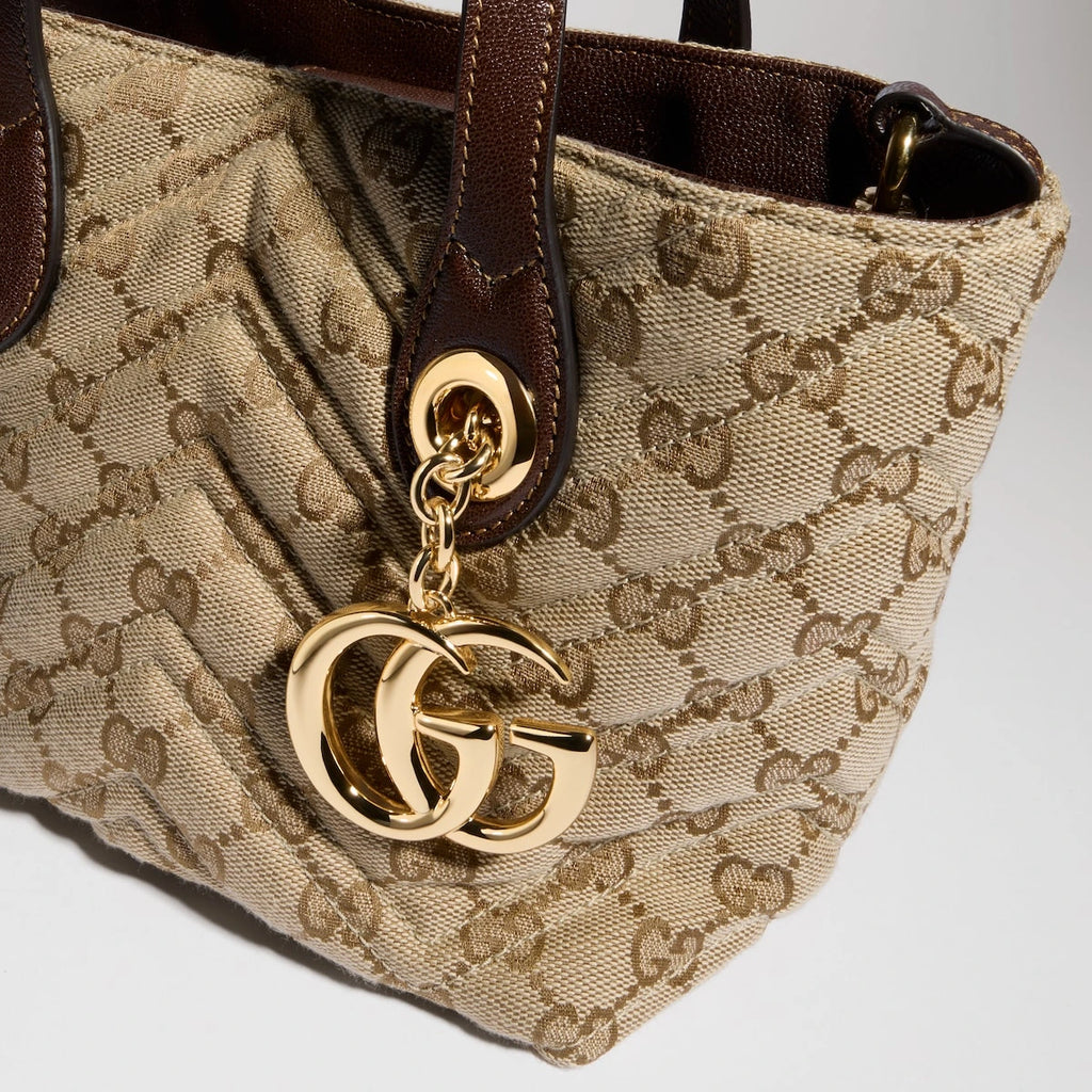 Gucci GG Marmont Small Tote Bag Beige