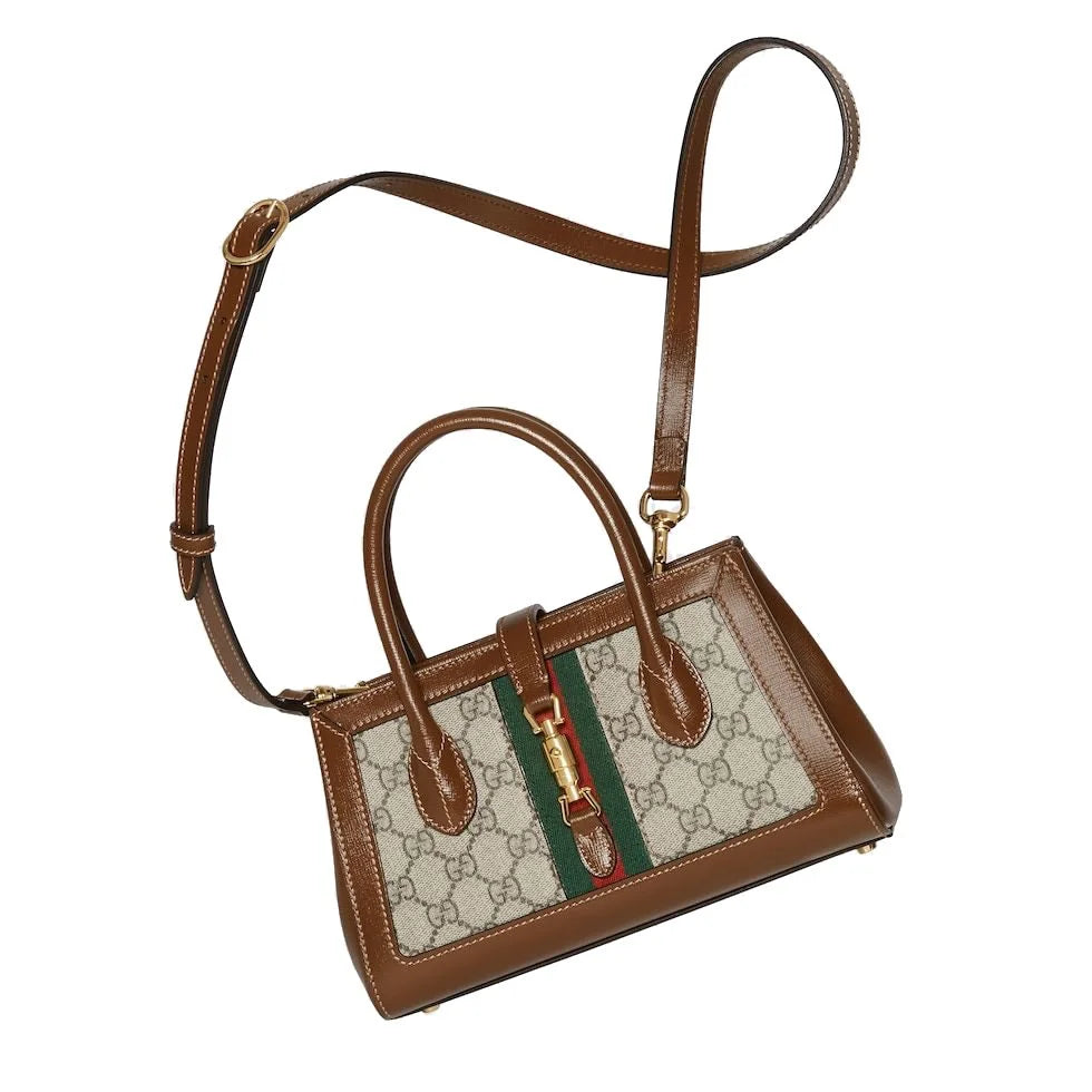 Gucci Jackie 1961 Supreme Handbag Brown