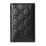 Gucci GG Emblem Card Case Black Leather Model 2