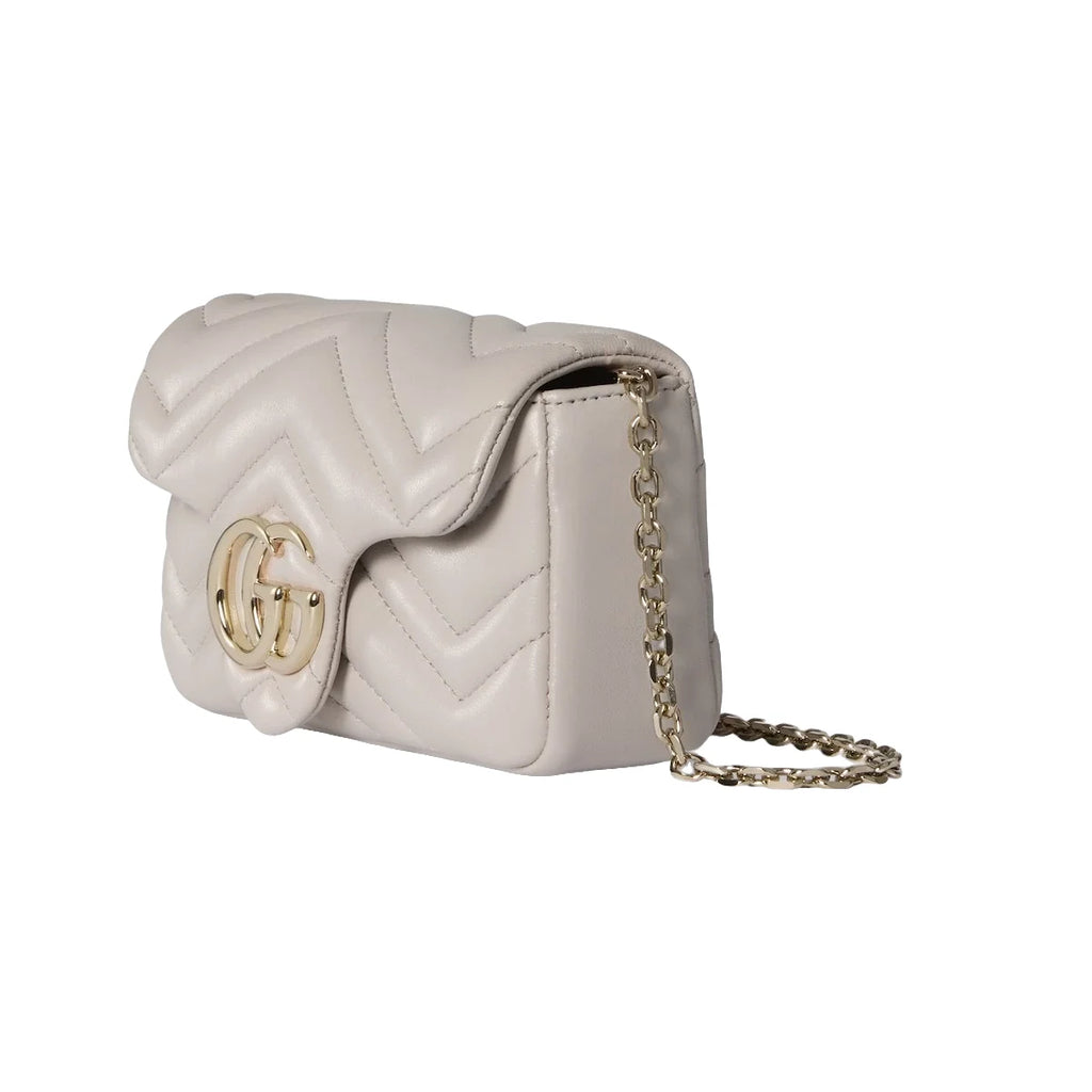 Gucci GG Marmont Mini Shoulder Bag White