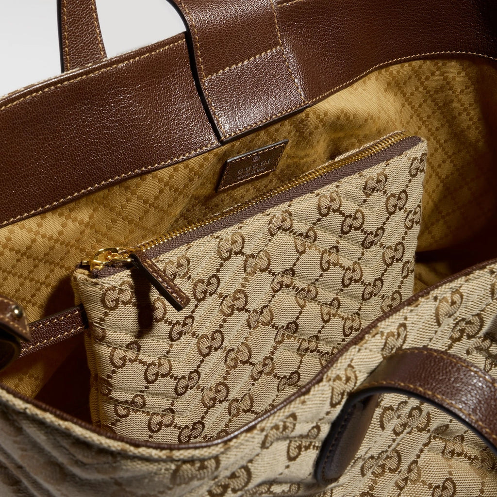 Gucci GG Marmont Medium Tote Bag Beige