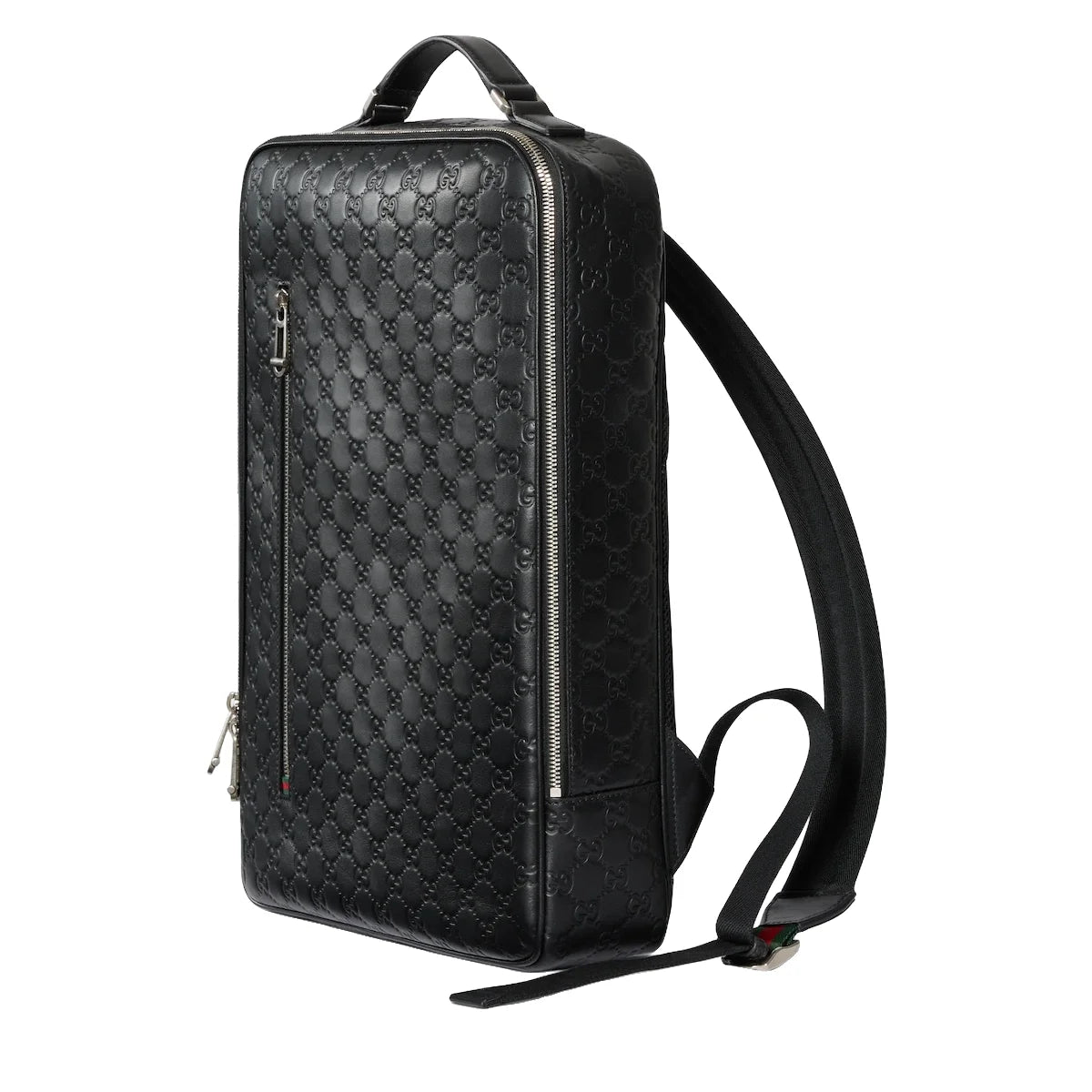 Gucci GG Emblem Medium Backpack Black